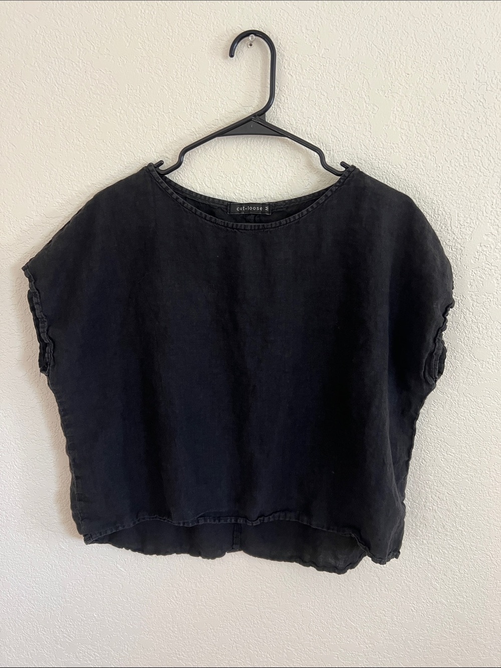 Cut Loose Boxy Linen Top